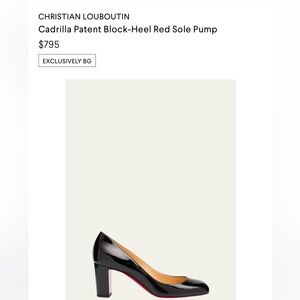 Christian Louboutin Cadrilla Pumps, EUC